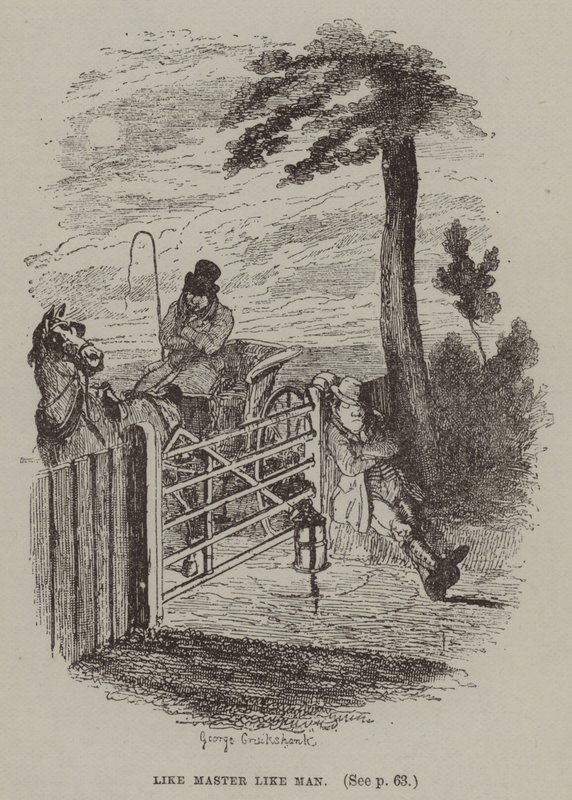 Mint a mester, mint az ember (metszet) alkotó: George (after) Cruikshank