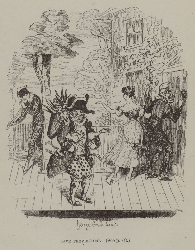 Élő tulajdonságok (gravírozás) alkotó: George (after) Cruikshank