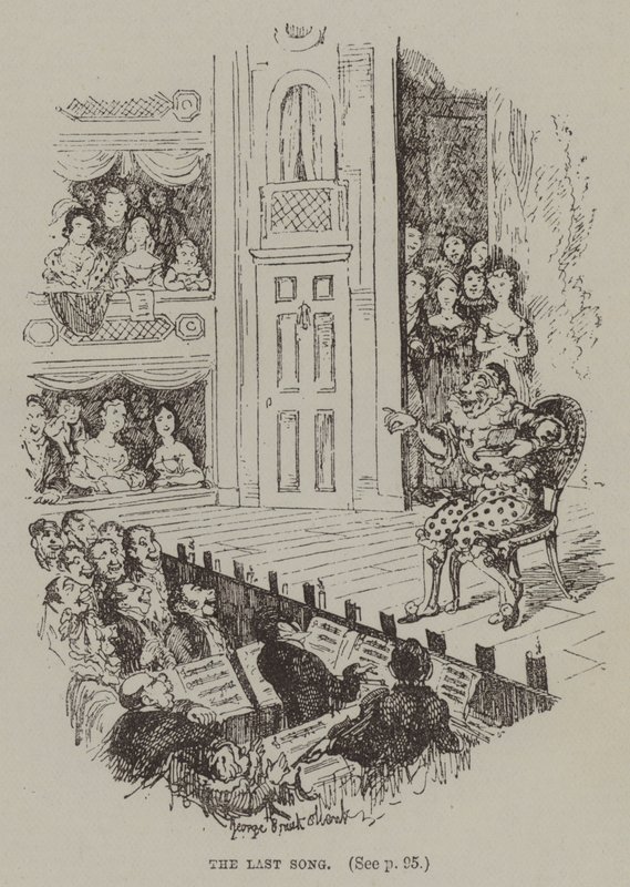 Az utolsó dal (metszet) alkotó: George (after) Cruikshank