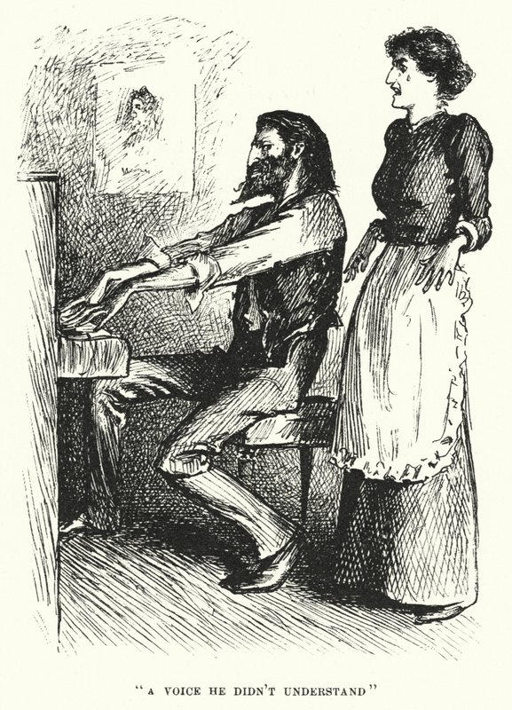 Illusztráció a Trilbyhez, George du Maurier (metszet) alkotó: George (after) Du Maurier