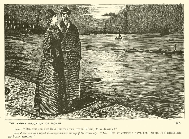 A nők felsőoktatása (metszet) alkotó: George (after) Du Maurier