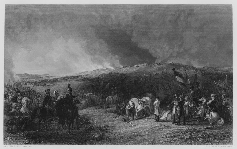 Borodino csata, a Vernon Galéria képéről (metszet) alkotó: George (after) Jones