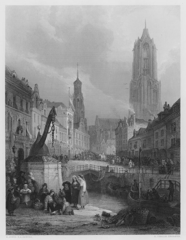 Utrecht, a Vernon Gallery képéről (metszet) alkotó: George (after) Jones