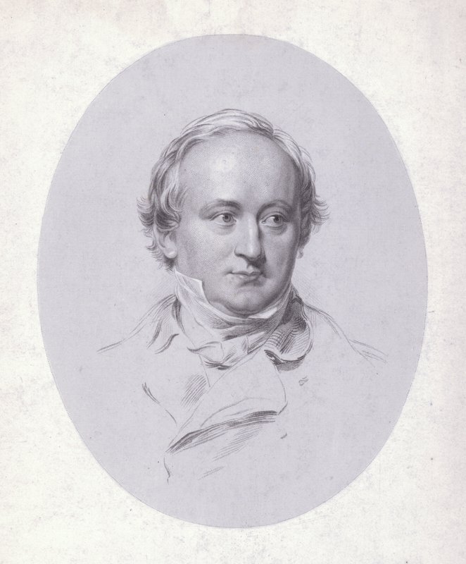 Christian Karl Josias von Bunsen, német diplomata és tudós (metszet) alkotó: George (after) Richmond