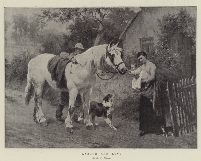 Munka és szerelem alkotó: George Augustus Holmes