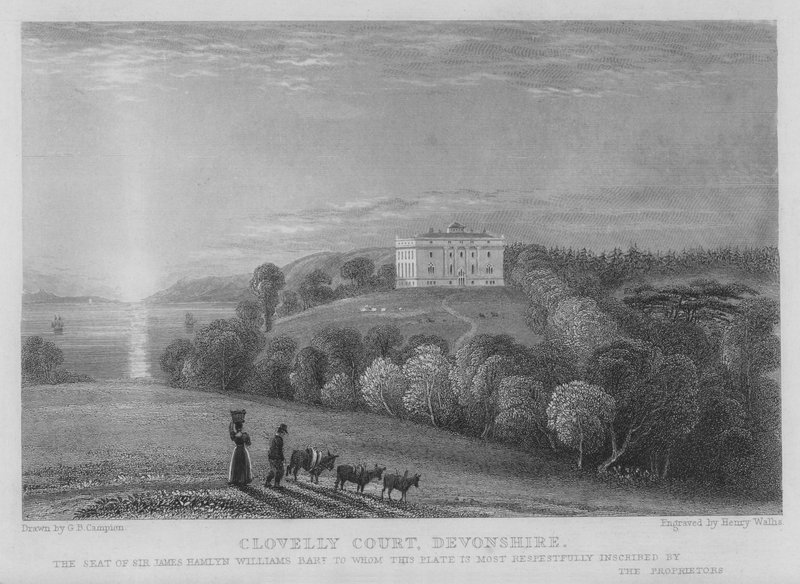 Clovelly Court, Devonshire (metszet) alkotó: George Bryant Campion