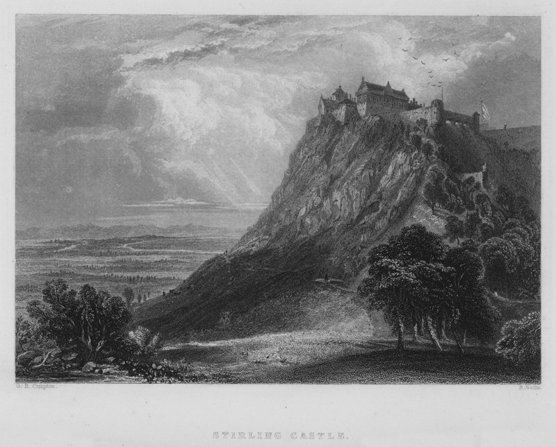 Stirling-kastély (metszet) alkotó: George Bryant Campion