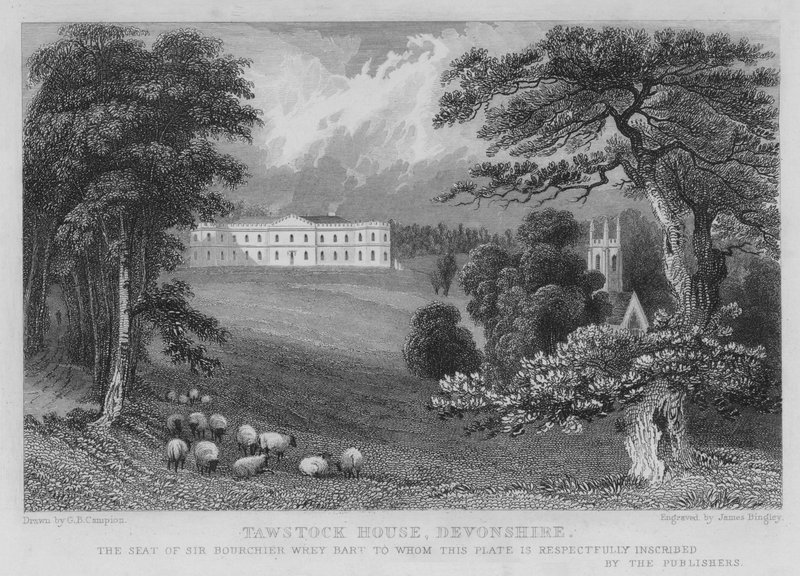 Tawstock House, Devonshire (metszet) alkotó: George Bryant Campion