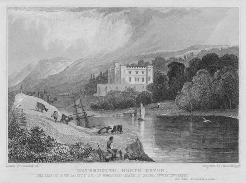 Watermouth, North Devon (metszet) alkotó: George Bryant Campion