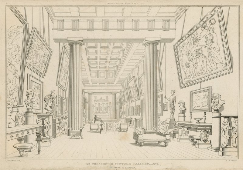 Thomas Hope úr képgalériája alkotó: George Cattermole