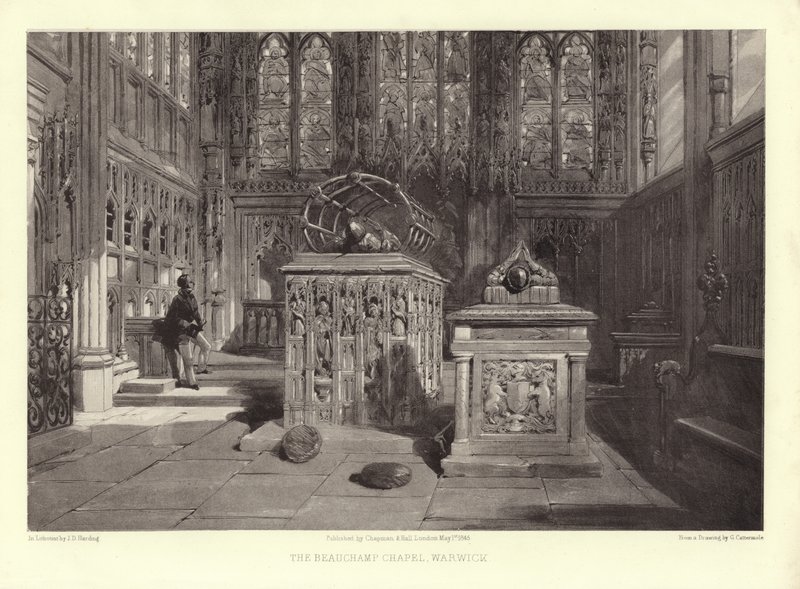 A Beauchamp kápolna, Warwick alkotó: George Cattermole