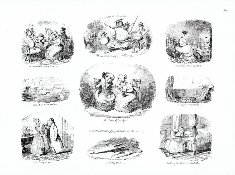Kényelem (gravírozás) alkotó: George Cruikshank