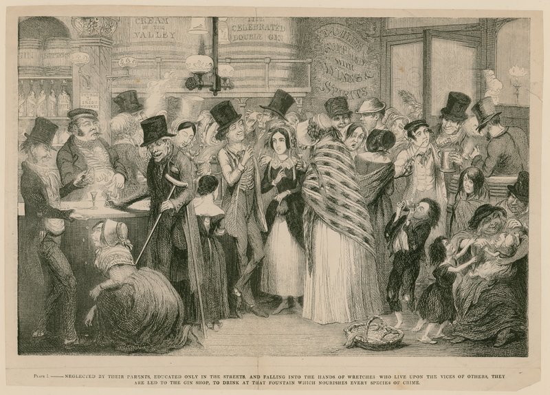 A részeg gyermekeiből alkotó: George Cruikshank