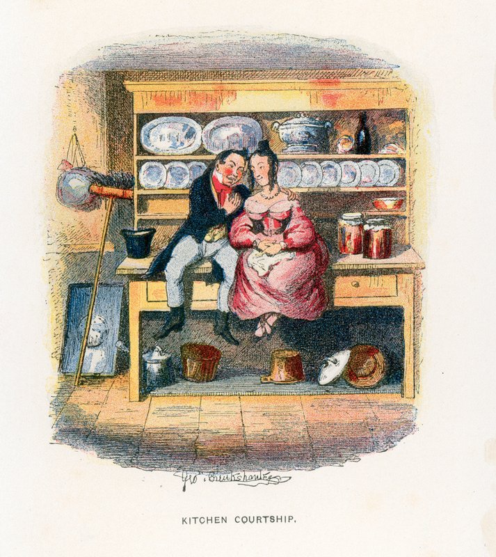 Illusztráció a nehéz időkhöz alkotó: George Cruikshank