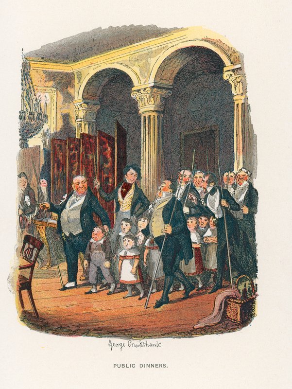 Illusztráció Boz vázlataihoz alkotó: George Cruikshank