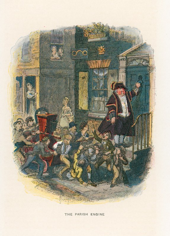 Illusztráció a Sketches by Boz-hoz alkotó: George Cruikshank