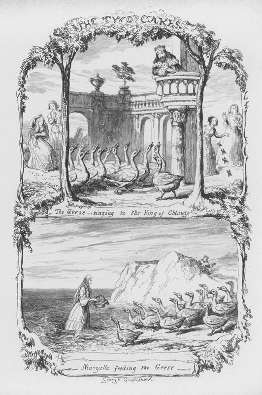 Illusztráció a Pentamerone-hoz, George Cruikshank (metszet) alkotó: George Cruikshank