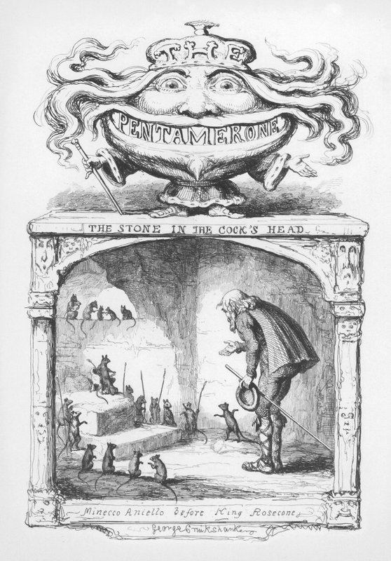 Illusztráció a Pentamerone-hoz, George Cruikshank (metszet) alkotó: George Cruikshank