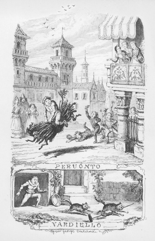 Illusztráció a Pentamerone-hoz, George Cruikshank (metszet) alkotó: George Cruikshank