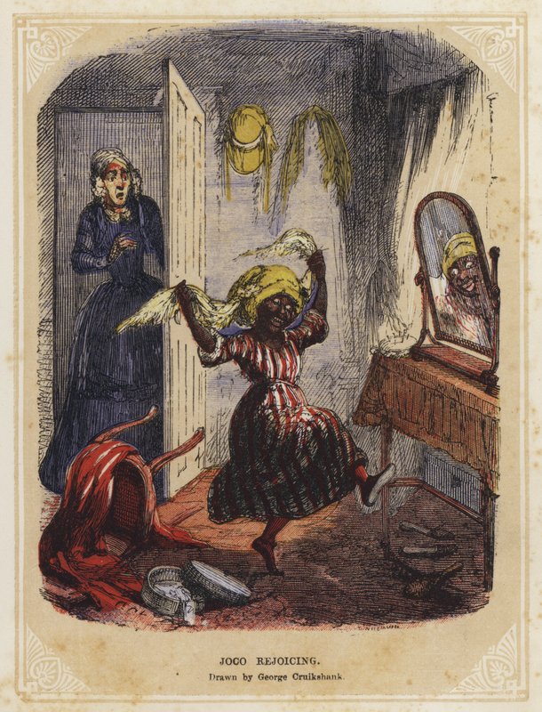 Joco Rejoicing (színes litó) alkotó: George Cruikshank