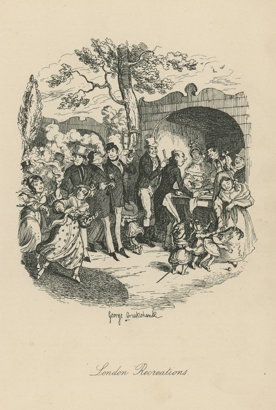 Londoni kikapcsolódás alkotó: George Cruikshank