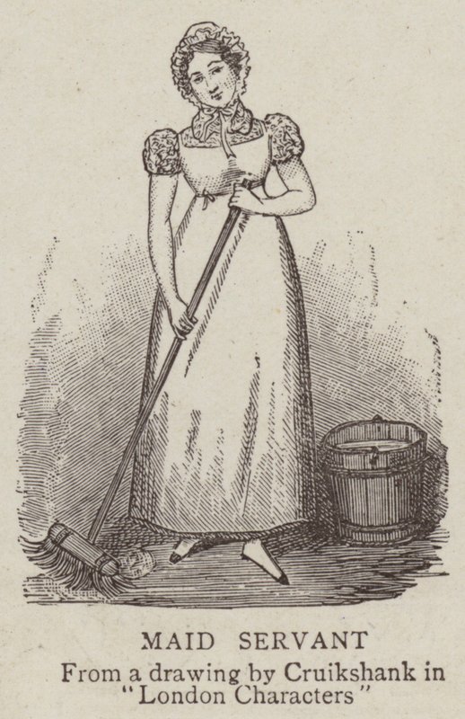 Szolgálólány alkotó: George Cruikshank