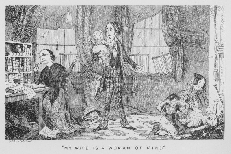 ?A feleségem egy elmés nő? alkotó: George Cruikshank
