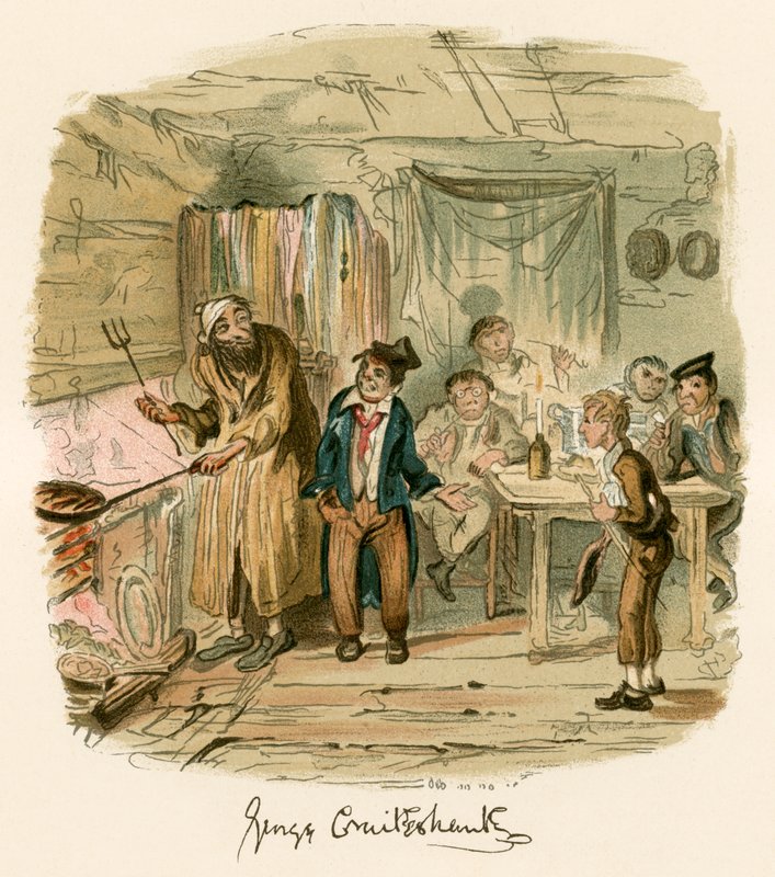 Twist Olivér alkotó: George Cruikshank