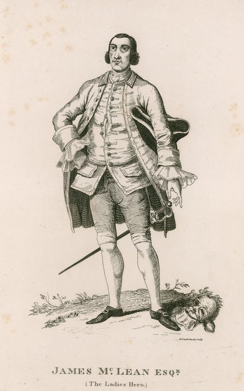 James McLean portréja (A női hős) alkotó: George Cruikshank