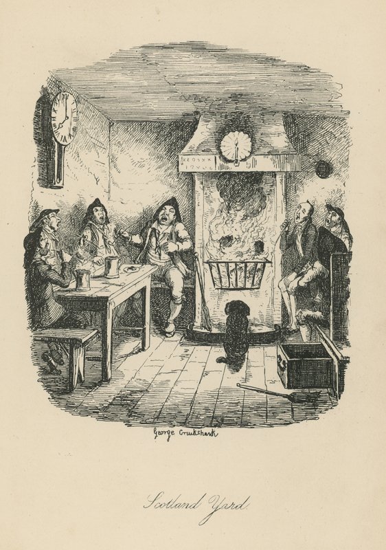 Scotland Yard, George Cruikshank alkotó: George Cruikshank