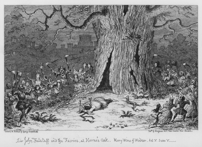 Sir John Falstaff és a tündérek, Herne