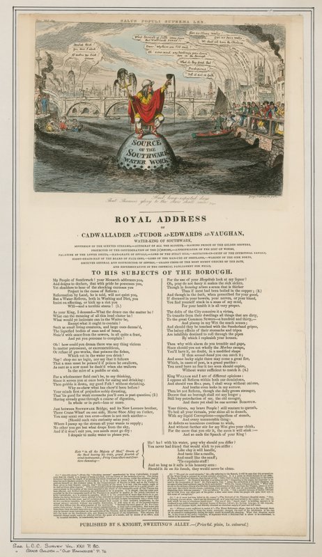 Southwark vízművek alkotó: George Cruikshank