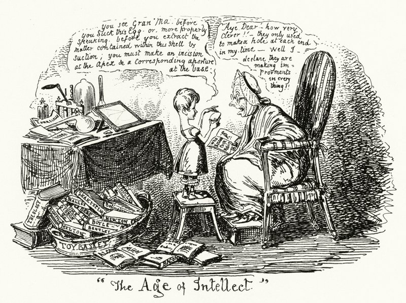 Az értelem kora (metszet) alkotó: George Cruikshank