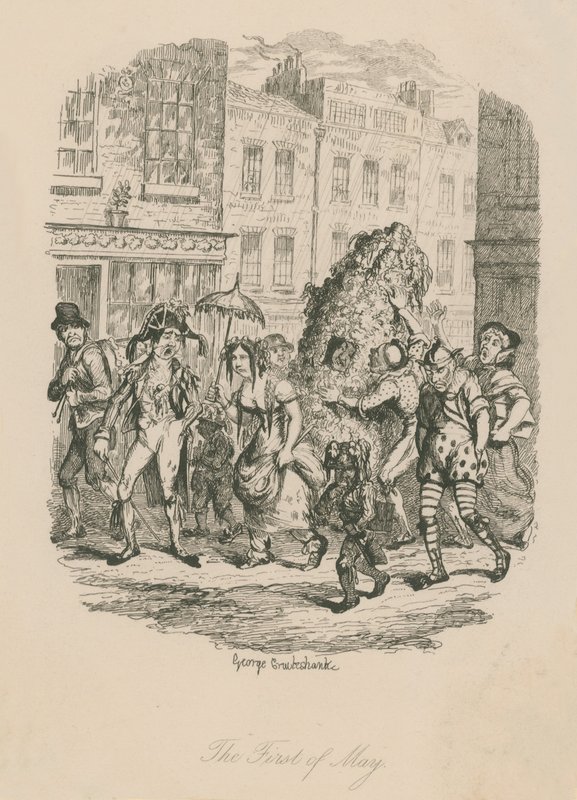 Május elseje alkotó: George Cruikshank