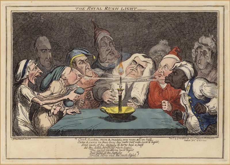 A Royal Rush Light alkotó: George Cruikshank