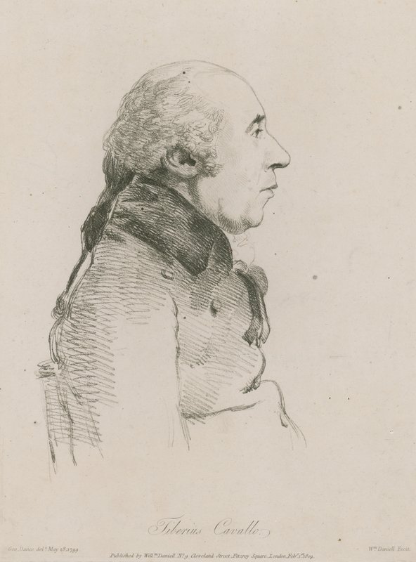 Tiberius Cavallo alkotó: George Dance