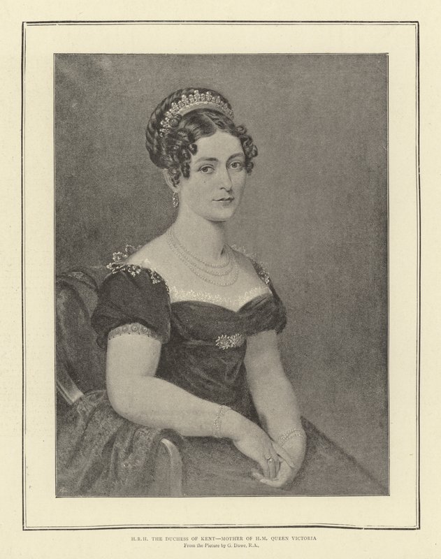 H R H Kent hercegné, H M Viktória királynő anyja alkotó: George Dawe
