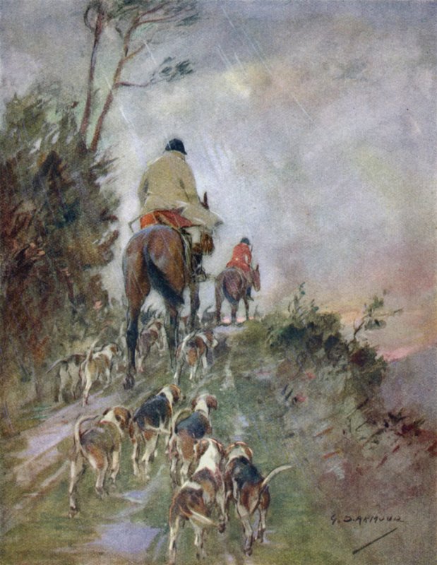 Illusztráció: Egy gímszarvas története (színes litó) alkotó: George Denholm Armour