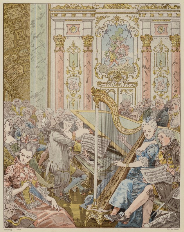 Jelenet a La Dame de Gai-Fredonból, Quatrelles (Ernest L