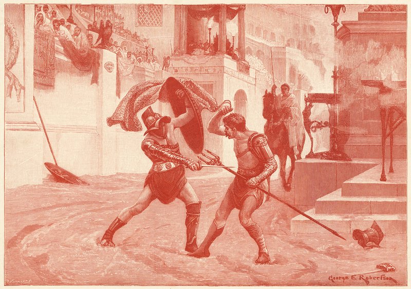Az Arénában alkotó: George Edward Robertson