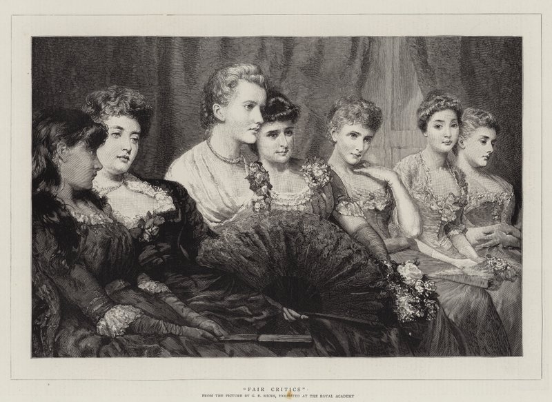 Tisztességes kritikusok alkotó: George Elgar Hicks