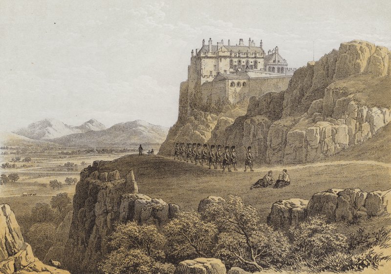 Stirling-kastély (chromolitho) alkotó: George Fennel Robson