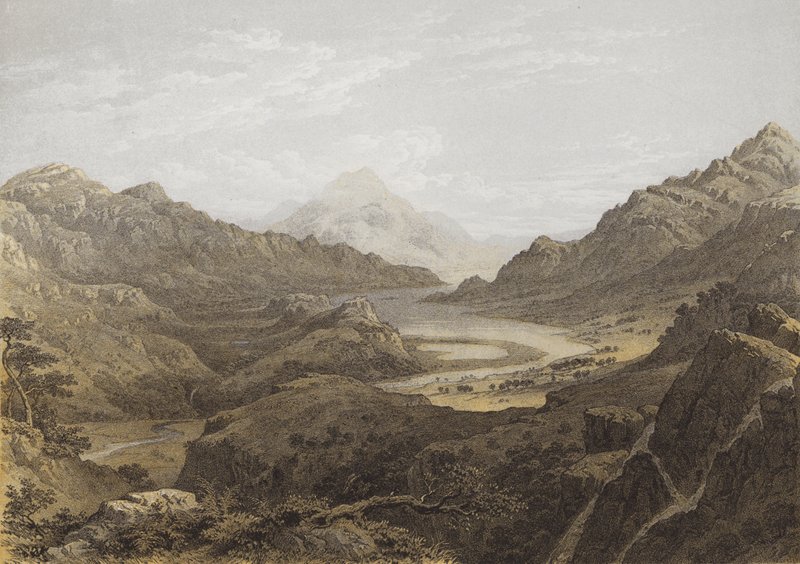Glen Falloch (chromolitho) alkotó: George Fennel after Robson