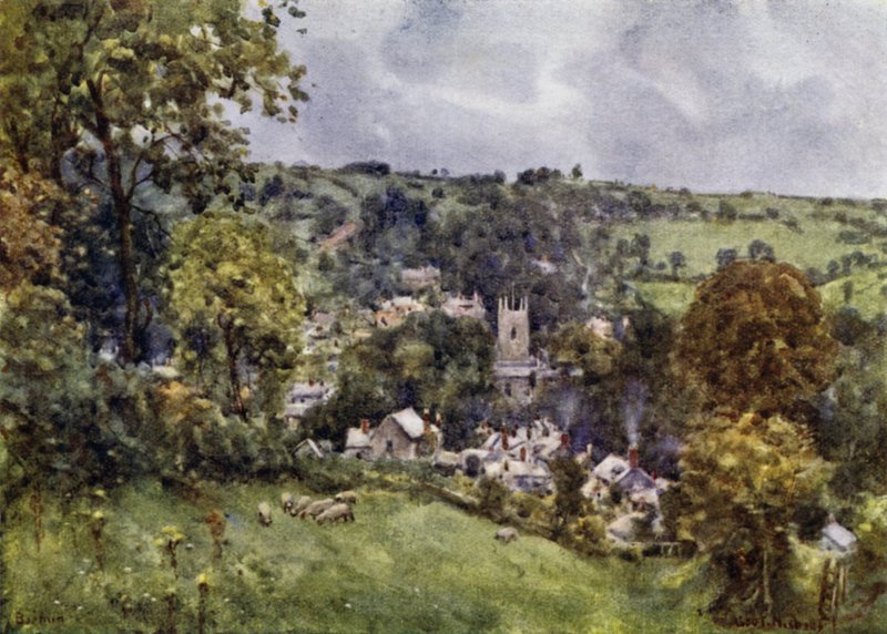 Bodmin (színes litho) alkotó: George Franck Nicholls