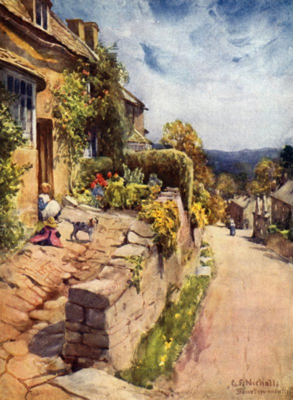 Bourton a hegyen alkotó: George Franck Nicholls