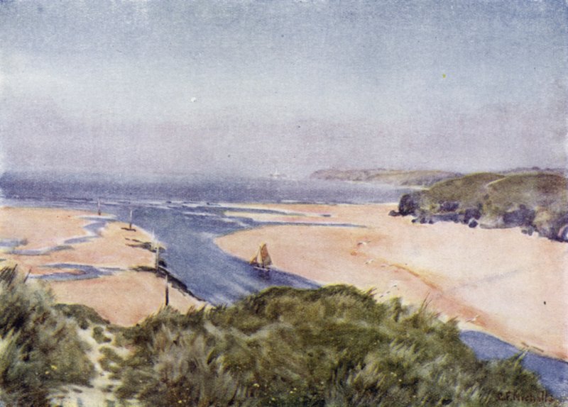 Lelanttól Godrevyig (színes litó) alkotó: George Franck Nicholls