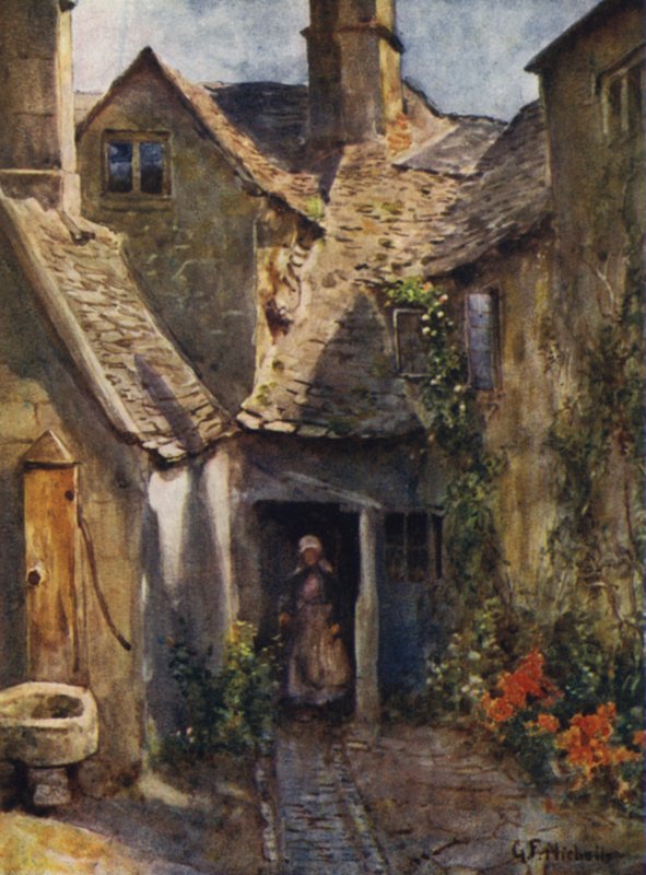 Régi házak, Chipping Campden alkotó: George Franck Nicholls