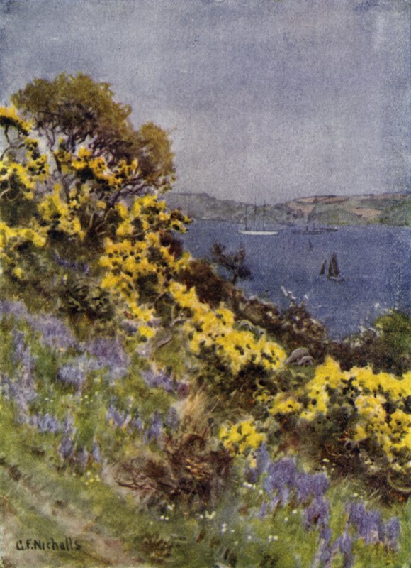 The Banks of the Fal, Falmouth alkotó: George Franck Nicholls