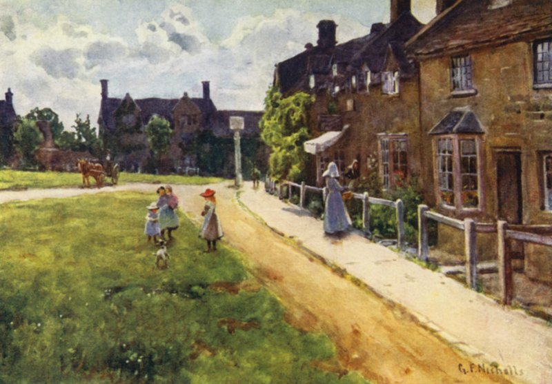 The Village Green, Broadway alkotó: George Franck Nicholls
