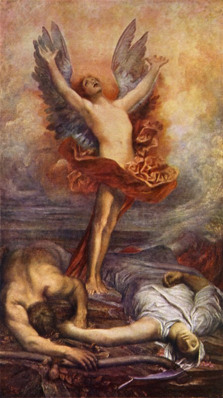 Szerelem Diadalmas (színes litó) alkotó: George Frederick (after) Watts